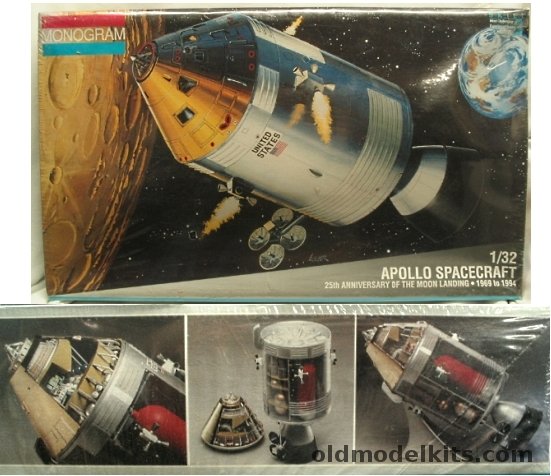 Monogram 1/32 Apollo Spacecraft Command/Service Module Cut